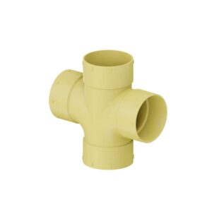 Tee Sanitaria Doble