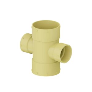 Tee Sanitaria Doble Reducida