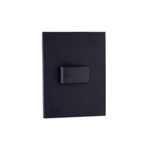Pulsador timbre Nova negro mate