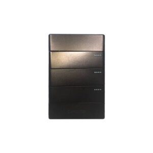 Carpinter M6 Interruptor triple negro