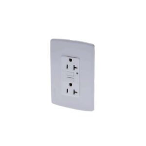 Spazio TomaCorriente Doble Gfci blanco 20A/125V