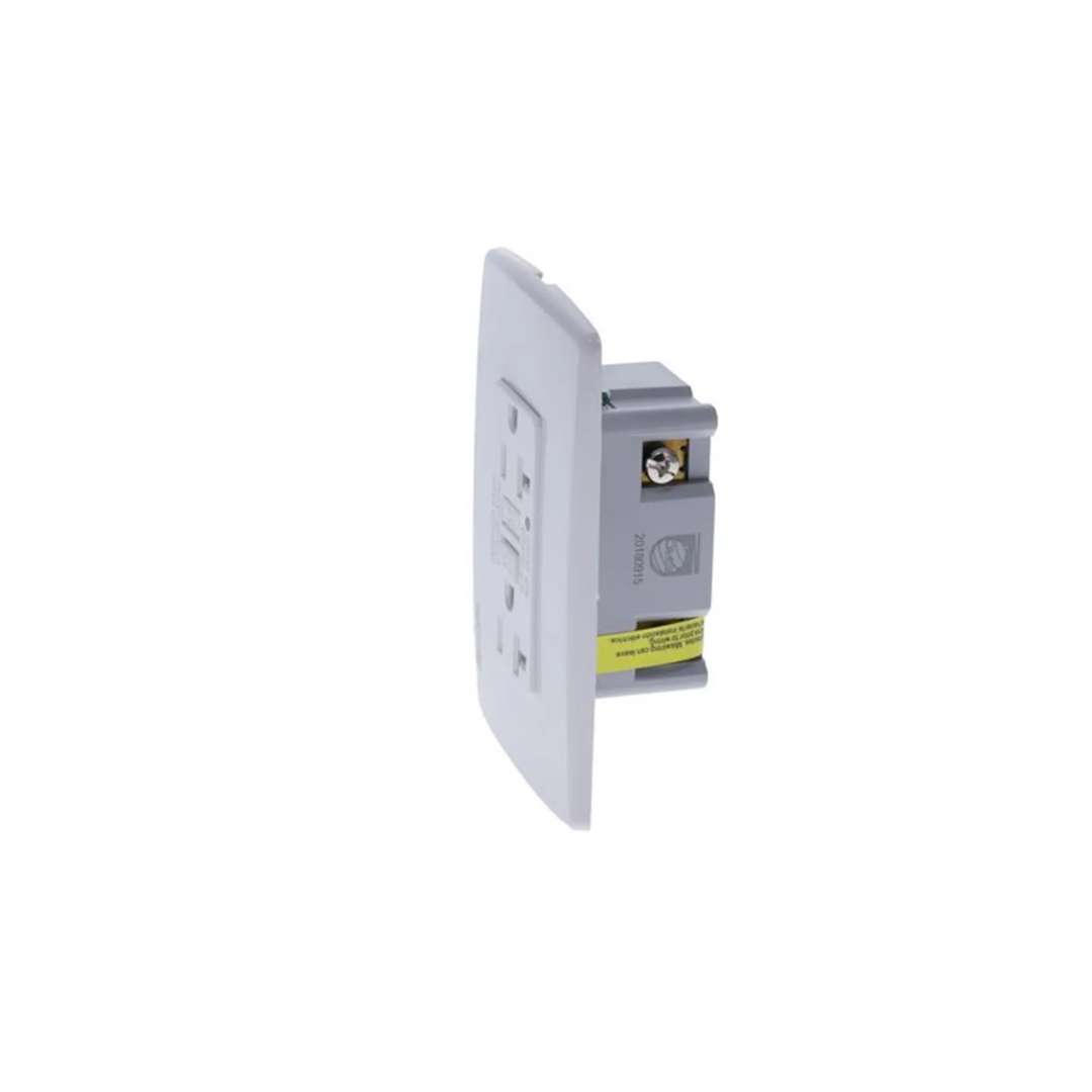 Spazio TomaCorriente Doble Gfci blanco 20A/125V - Image 2