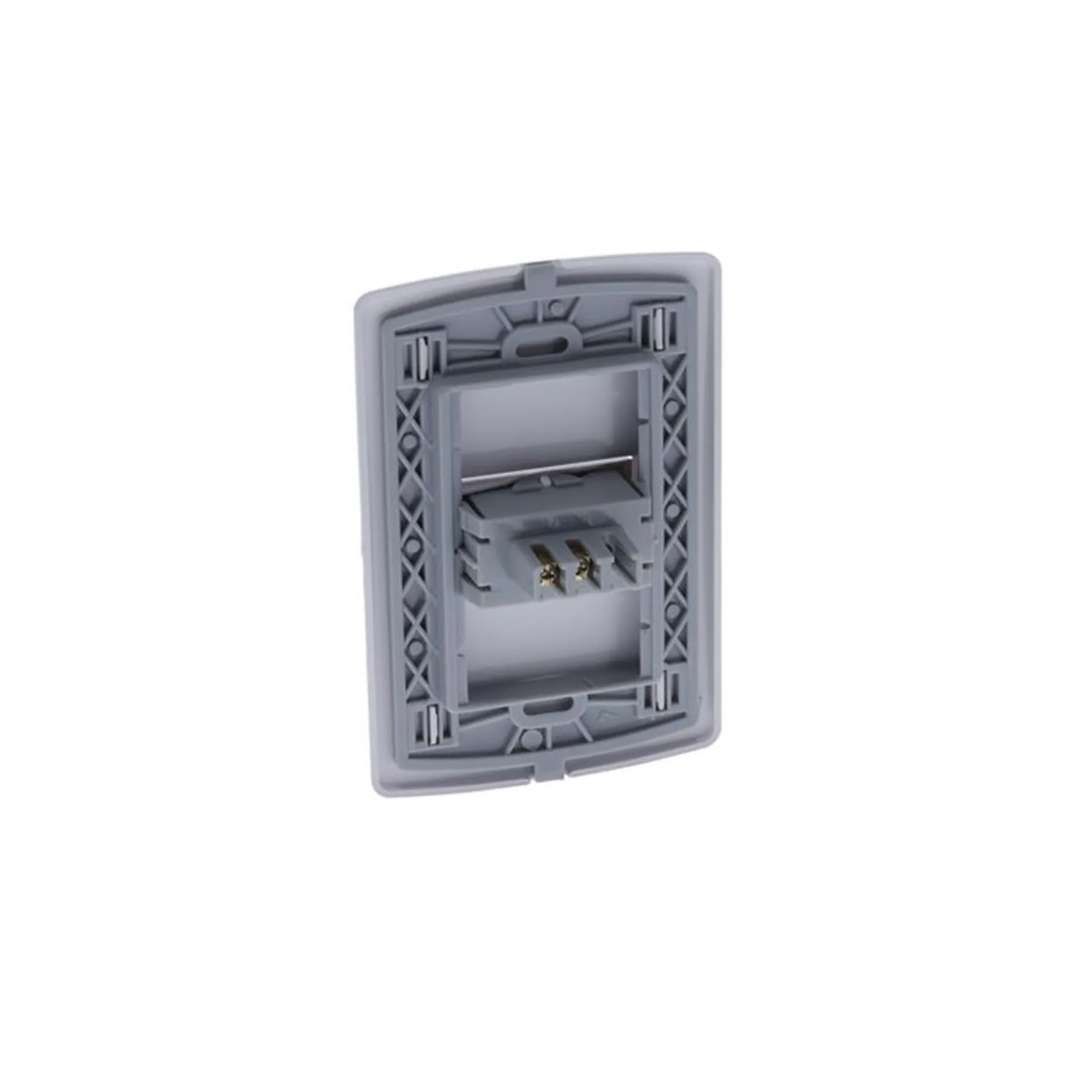 Spazio Pulsador timbre sencillo blanco 10A/127V - Image 3